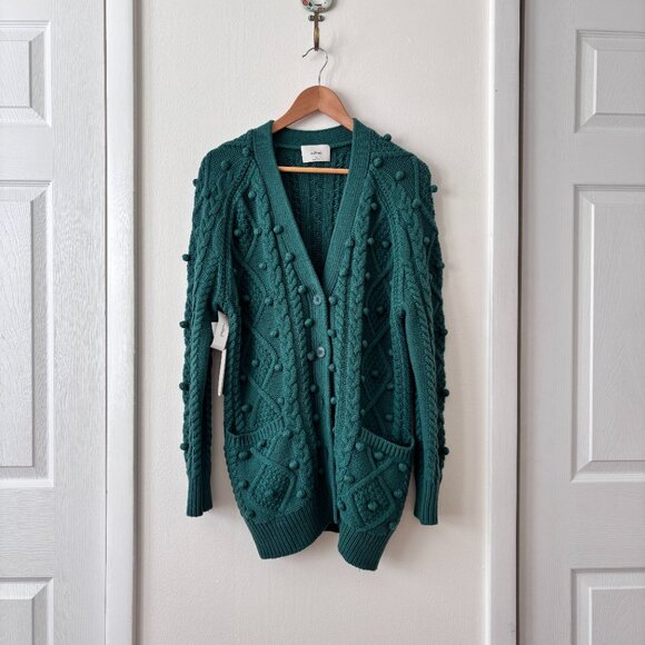 Aritzia Wilfred Alps Pom Pom Cardigan - Picture 3 of 7